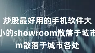 炒股最好用的手机软件大大小小的showroom散落于城市各处