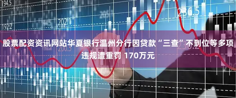 股票配资资讯网站华夏银行温州分行因贷款“三查”不到位等多项违规遭重罚 170万元